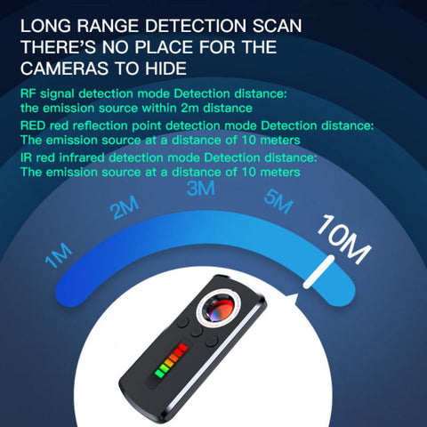 Wireless Camera Detector and Anti-Spy RF Signal Bug Detector