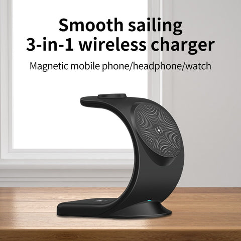 15W 3 in 1 Magnetic Wireless Charger