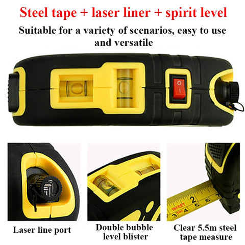 NV-666 Infrared Laser Multi-Purpose Horizon Vertical Tape Measure