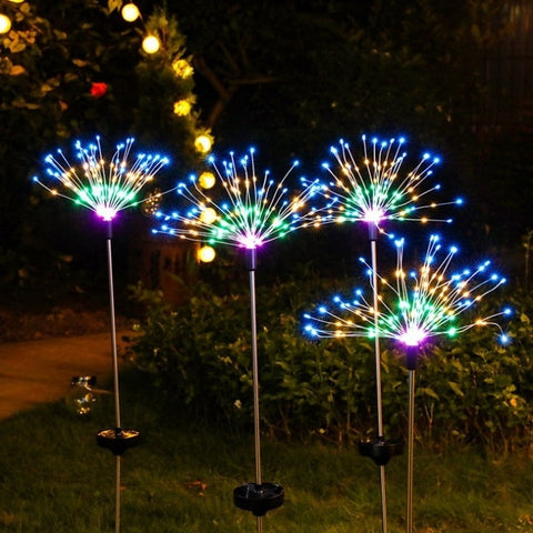 Solar Fireworks Lamp