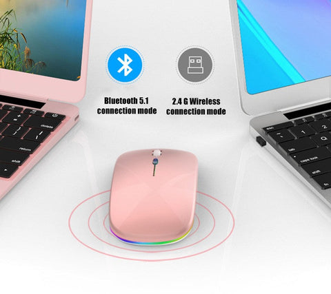 MissionFit LED wireless Bluetooth/Wired Mouse