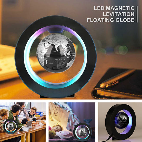 Magnetic Levitation Globe LED Floating Lamp