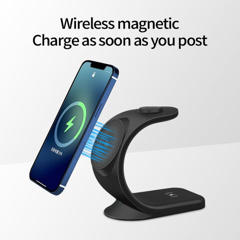 15W 3 in 1 Magnetic Wireless Charger