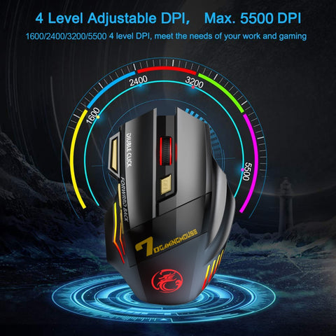 GW-X7 Rechargeable Bluetooth Gaming Mouse