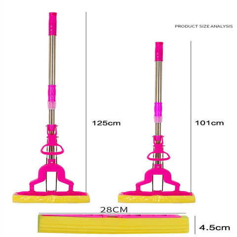 LUOSB Cleaning Sponge Floor Cleaning Mop