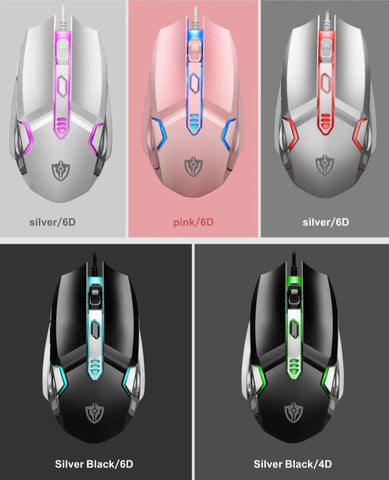 G5 3200DPI Gaming Mouse  RGB Breathing Led Light