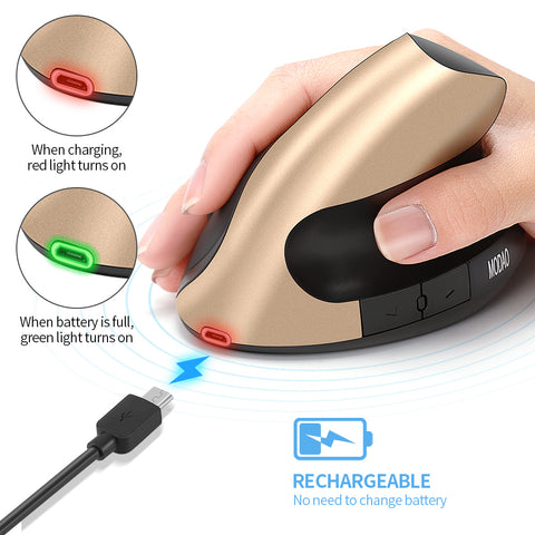 Jelly Comb Rechargeable Ergonomics Mouse