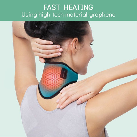 Electric Neck Heating Pad with Adjustable Temperature and Timer