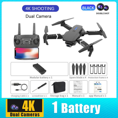 E88 PRO Professional 4K Wide Angle HD Camera Drone