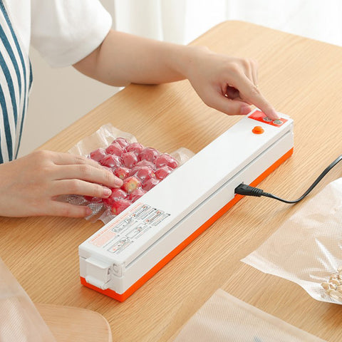 Compact Food Vacuum Sealer with Heat Sealing Film and EU Plug