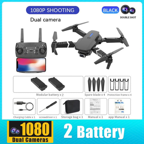 E88 PRO Professional 4K Wide Angle HD Camera Drone