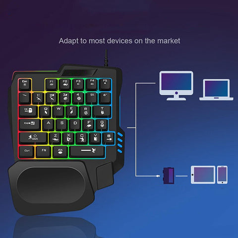 MagiDeal  One-Handed Gaming Keyboard