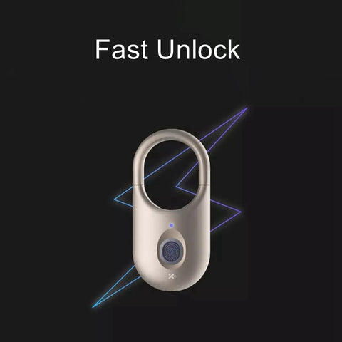 EGFirtor Fingerprint Padlock - Rechargeable and Biometric
