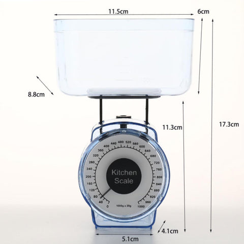 Mechanical Kitchen Scale for Home Cooking