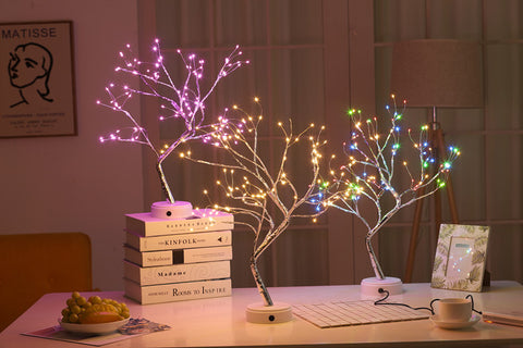 Tabletop Bonsai Tree Decoration Lamp