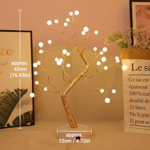 Tabletop Bonsai Tree Decoration Lamp