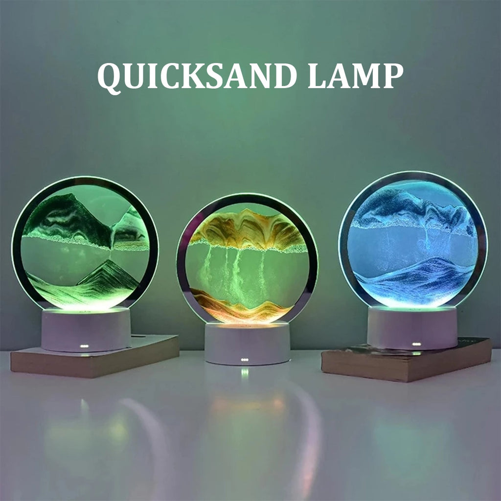 Creative LED Quicksand Decoration Lamps