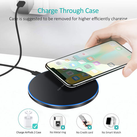 65W Wireless Charger Stand Pad