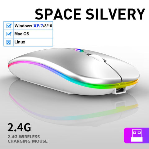 MissionFit LED wireless Bluetooth/Wired Mouse