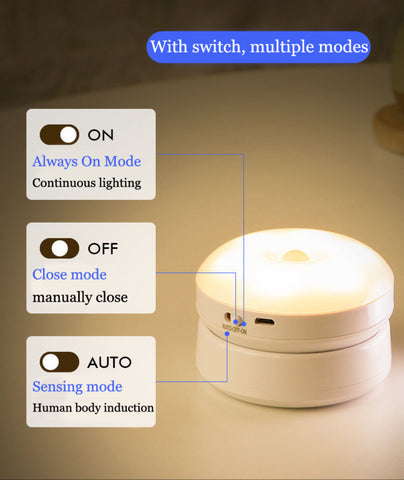 Motion Sensor Light Wireless Lamp