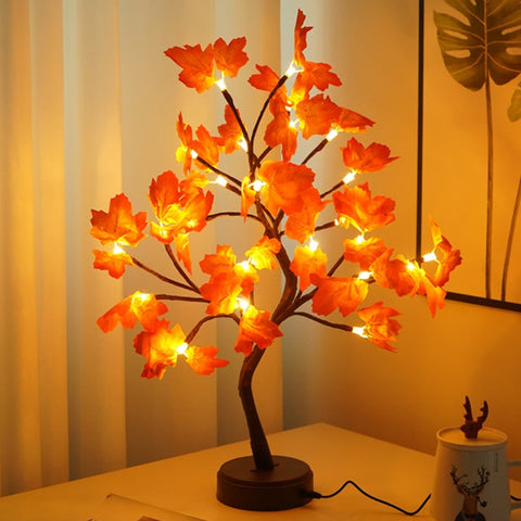 Tabletop Bonsai Tree Decoration Lamp