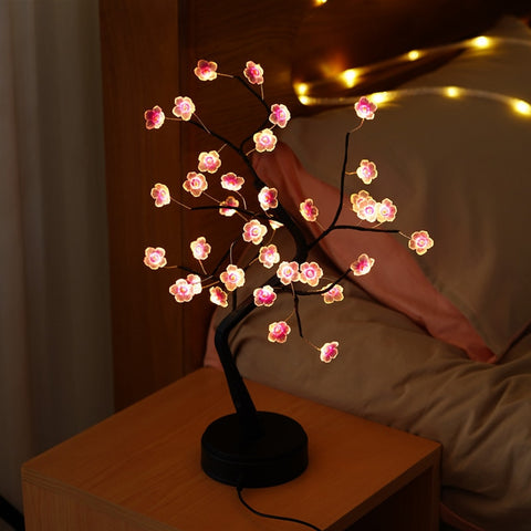 Tabletop Bonsai Tree Decoration Lamp