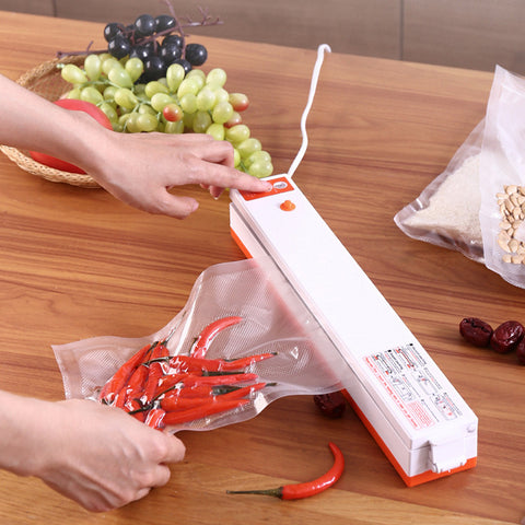 Compact Food Vacuum Sealer with Heat Sealing Film and EU Plug