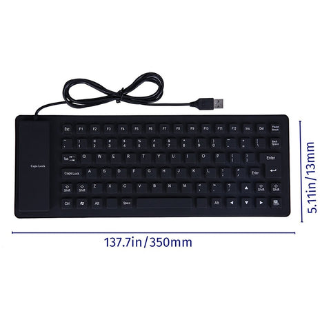 EastVita Foldable USB Wired Keyboard