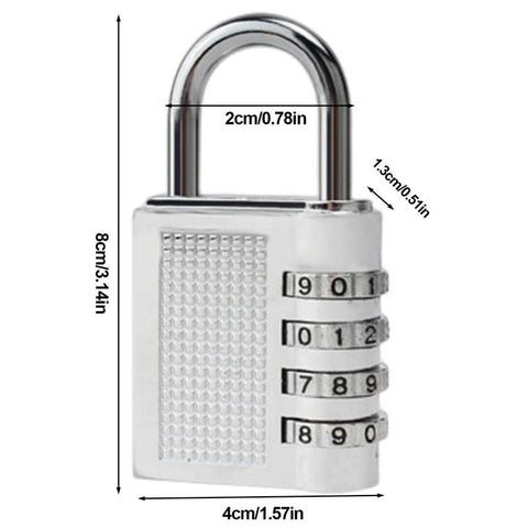 High-Security Zinc Alloy Combination Lock