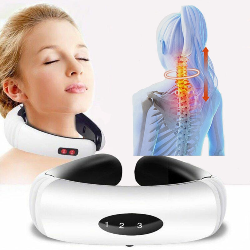 Electric Pulse Back and Neck Massager with Far Infrared Heating