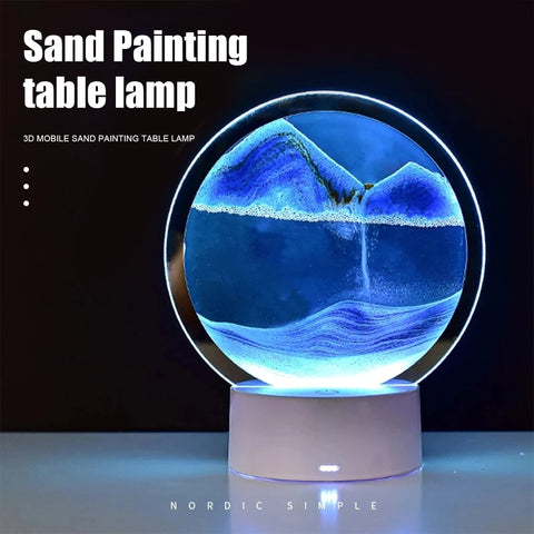 Creative LED Quicksand Decoration Lamps