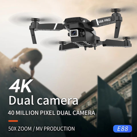E88 PRO Professional 4K Wide Angle HD Camera Drone
