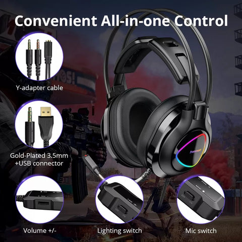 Glary Alpha Gaming Headphones