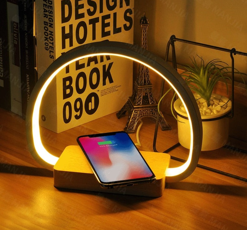 LAOPAO Eye-Saving LED Night Light 10W with Wireless Charger and Touch Control