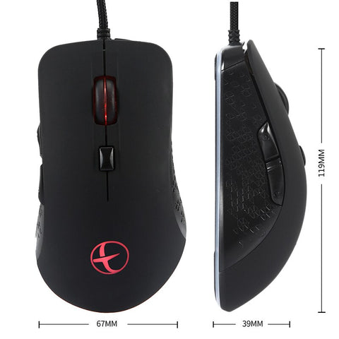 ET-77 Wired Adjustable Warmer Heated Gaming Mouse