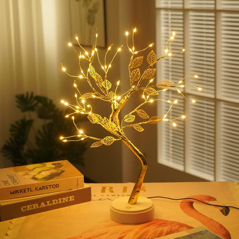 Tabletop Bonsai Tree Decoration Lamp