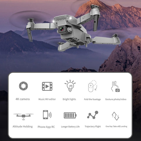 E88 PRO Professional 4K Wide Angle HD Camera Drone