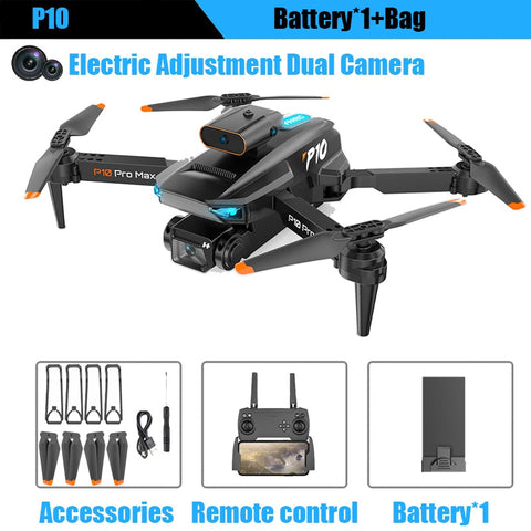 P10 Drone 8K With ESC HD Dual Camera 5G Wifi FPV 360 Full Obstacle